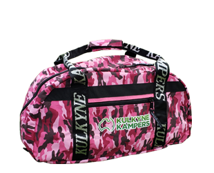 Pink Camo Canvas Travel Bag, by Kulkyne